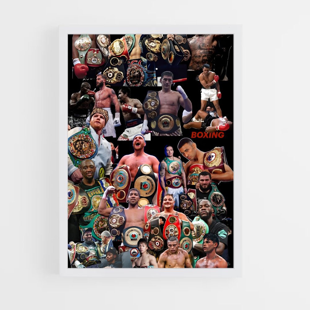 Poster Visages de Guerriers – affiche Muay Thai (vue 3)